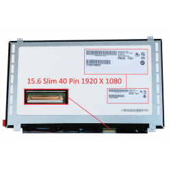 Display Laptop, Dell, Latitude 6540, B156HTN02.1, 15.6 inch, slim, FHD, 40 pini