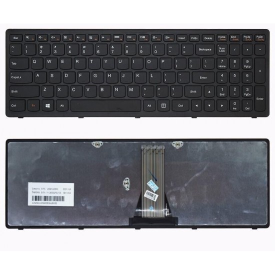 Tastatura Laptop, Lenovo, G500S, G505S, S500, S500C, S500T, S510, S510P, Z501, Z501A, Z510, T6E1, neagra, layout us