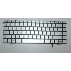 Tastatura Laptop, HP, Envy 13-AY, 13-BA, 13T-BA, 13-BD, 13M-DB, TPN-C145, TPN-C147, iluminata, argintie, layout US