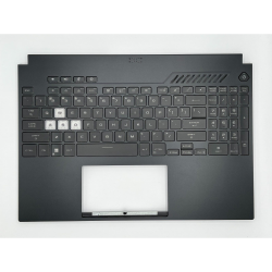Carcasa superioara cu tastatura palmrest Laptop Gaming, Asus, TUF F15 FX507ZM, FX507ZR, 90NR09F1-R31UI1, iluminata, layout US