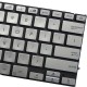 Tastatura Laptop, Asus, ZenBook 14 UM431, UM431D, UM431DA, RM431D, UX431F, 9Z.NFKLN.C01, iluminata, argintie, layout US