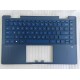 Carcasa superioara cu tastatura palmrest Laptop 2in1, HP, Pavilion X360 14-EK, N09438-B31, N09438-001, iluminata, albastra, layout US Carcasa Laptop