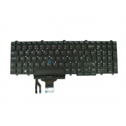 Tastatura Laptop Dell Latitude E5580 fara rama cu mouse pointer uk