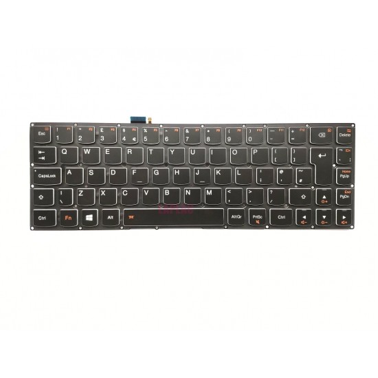 Tastatura Laptop, Lenovo, E31-70, E31-80, 500s-13isk, Yoga 3 14 1470, 700-14isk, 25215065, ST1C3B-UK, nsk-bnabc, PK130YC1A10, fara rama, iluminata, UK Tastaturi noi
