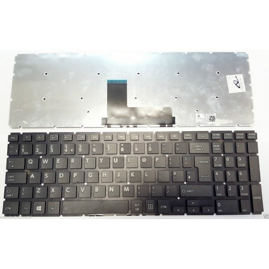 Tastatura Laptop, Toshiba, Satellite P55W-B, fara rama, neagra, UK Tastaturi noi