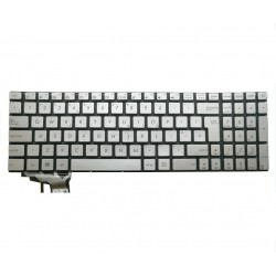 Tastatura Laptop, Asus, N551, N551J, N551JQ, N551JW, N551JB, N551JX, N551JM, G551, G551JW, N751, N751J, N751JK, N751JX, iluminata, argintie, layout UK