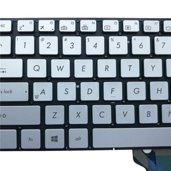 Tastatura Laptop Asus Zenbook QX501 argintie iluminata Tastaturi noi