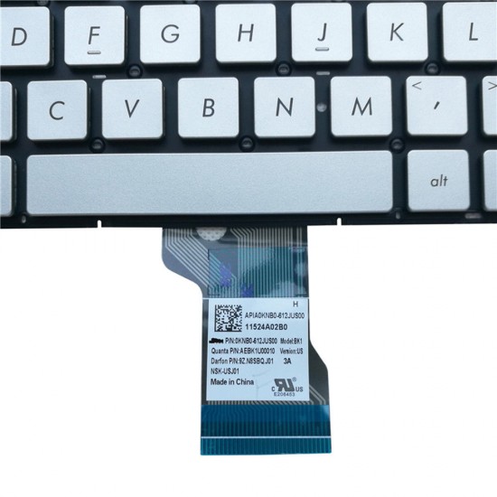 Tastatura Laptop Asus Zenbook Q503 argintie iluminata Tastaturi noi