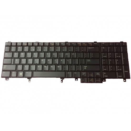 Tastatura Dell Latitude E6540 iluminata cu mouse pointer US Tastaturi noi