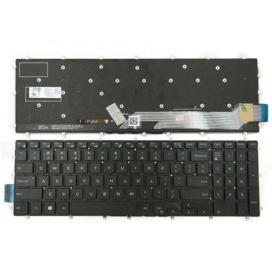 Tastatura Laptop Gaming, Dell, Inspiron G3 15 3590, 3579, layout US Tastaturi noi