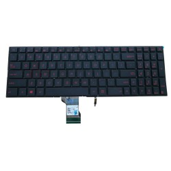 Tastatura Laptop, Asus, N501, N501J, N501JW, N501JM, N501VW, Q501, Q501L, Q501LA, N541, N541L, N541LA, cu iluminare, layout US
