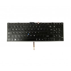 Tastatura Laptop, Toshiba, Tecra A50-C, Z50-C, Satellite PRO R50-C, iluminata, cu point sticker, layout US