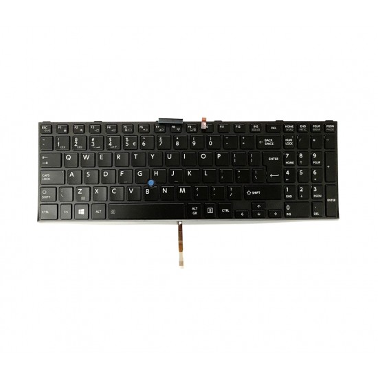 Tastatura Laptop, Toshiba, Tecra A50-C, Z50-C, Satellite PRO R50-C, iluminata, cu point sticker, layout US Tastaturi noi