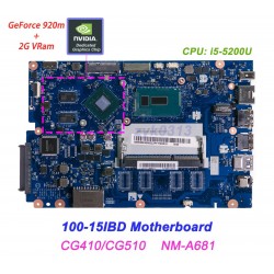 Placa de baza Lenovo Ideapad 100-15IBD CG410/CG510 NM-A681 i5-5200U 2.2GHz CPU Nvidia 920M