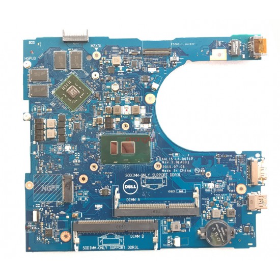 Placa de baza Dell LA-D071P i5-6200u Placa de baza laptop