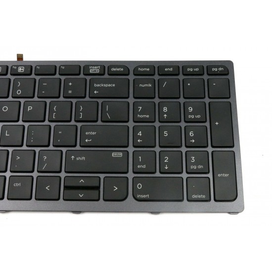 Tastatura Laptop, HP, Zbook 15 G3, 848311-001, cu iluminare, layout US Tastaturi noi