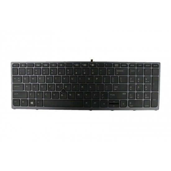 Tastatura Laptop, HP, Zbook 17 G3, 848311-001, cu iluminare, layout US Tastaturi noi