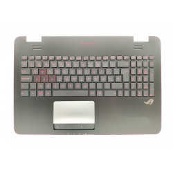 Carcasa superioara cu tastatura palmrest Laptop, Asus, N551, N551J, N551JW, 90NB06R2-R30300, cu iluminare, layout SP (spaniol)