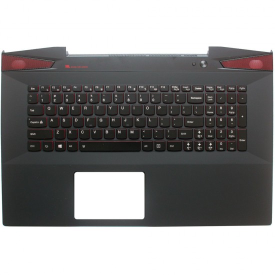 Carcasa superioara cu tastatura iluminata palmrest Laptop, Lenovo, IdeaPad Y70-70, 5cb0G59766, US Carcasa Laptop