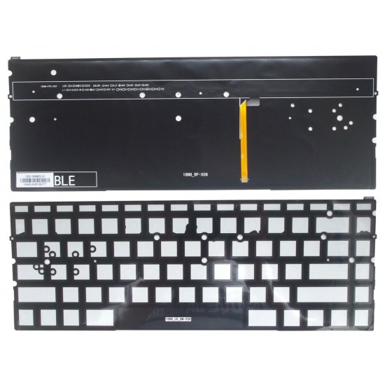 Tastatura compatibila Laptop, HP, X360 Spectre Envy 13-AC, 13-AD, 13-AE, 13-AH, 13-AG, 13-AN, 13-AP, 13-AQ, 13-AR, 13-W, 13T-AH, 13T-AQ, TPN-W133, TPN-W144, 9Z.NECBQ.K01, iluminata, argintie, layout US