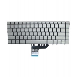 Tastatura compatibila Laptop, HP, X360 Spectre Envy 13-AC, 13-AD, 13-AE, 13-AH, 13-AG, 13-AN, 13-AP, 13-AQ, 13-AR, 13-W, 13T-AH, 13T-AQ, TPN-W133, TPN-W144, 9Z.NECBQ.K01, iluminata, argintie, layout US