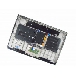 Carcasa superioara cu tastatura palmrest Laptop, Lenovo, Yoga 3 PRO 1370 Type 20448, 5CB0G97347, cu iluminare, layout US