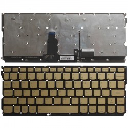 Tastatura iluminata laptop Lenovo IdeaPad air 12 gold