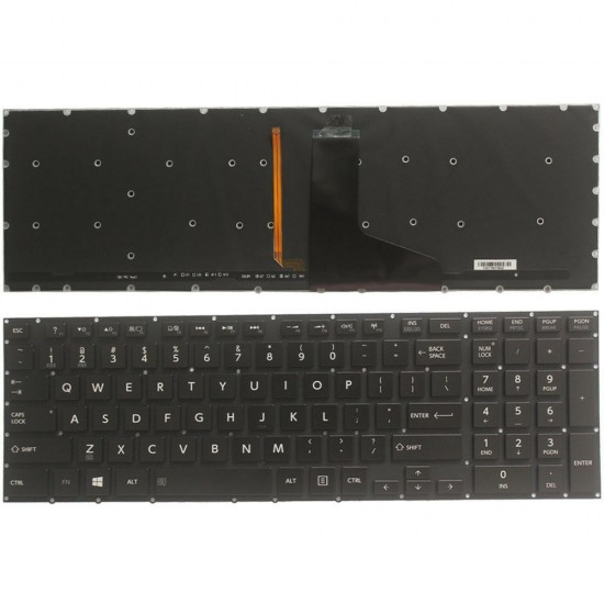 Tastatura Laptop Toshiba Satellite P50-A iluminata us Tastaturi noi
