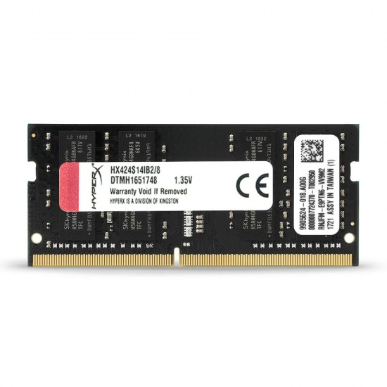 Memorie Kingston HyperX IMPACT 8GB SODIMM DDR4 PC4-19200 2400MHz CL14 HX424S14IB2/8 Memorie RAM Noua