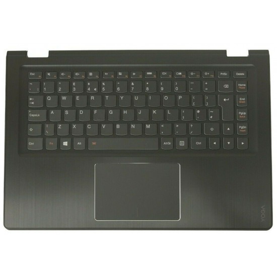 Carcasa superioara cu tastatura palmrest Laptop, Lenovo, Flex 3-1435 Type 20487, 80K1, cu iluminare, layout UK Carcasa Laptop