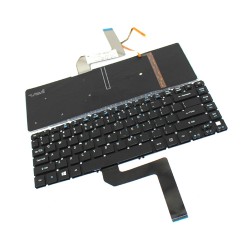 Tastatura laptop, Acer, TravelMate X483g, fara rama, iluminata