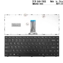 Tastatura Laptop, Lenovo, G40-45, black frame