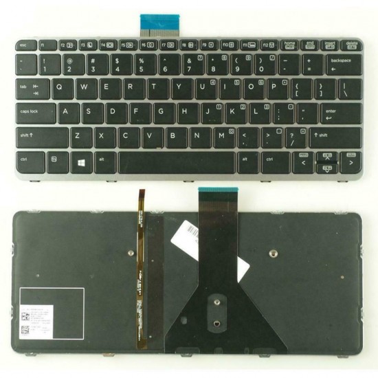 Tastatura Laptop, HP, Folio 1020 G1, iluminata, us