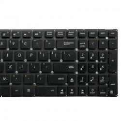 Tastatura Laptop, Asus, P550LN, R508, R508CA, R510, R510CA, R510CC, R510DP, R510EA, R510LA, R510LB, R510LC, R510LD, fara rama, US, neagra