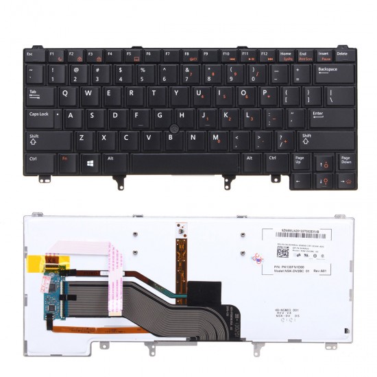 Tastatura Laptop Dell E6430 iluminata cu point stick Tastaturi noi