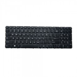 Tastatura Laptop, Toshiba, Satellite L50-B, iluminata, fara rama, neagra, us