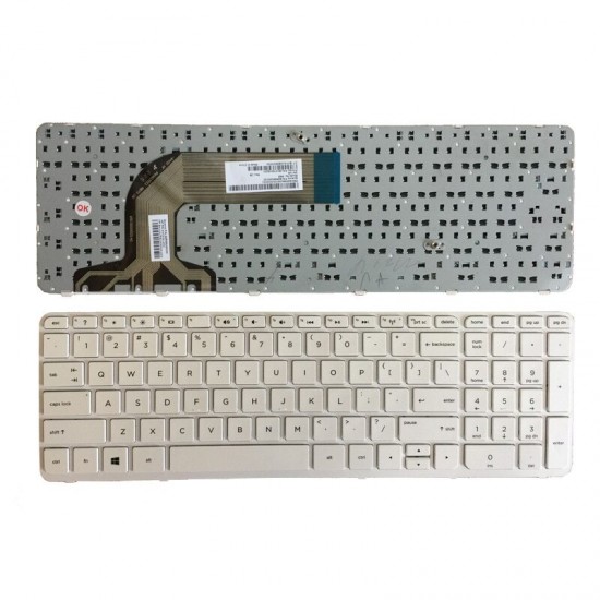 Tastatura Laptop HP Pavilion 17-E083SF cu rama alba Tastaturi noi