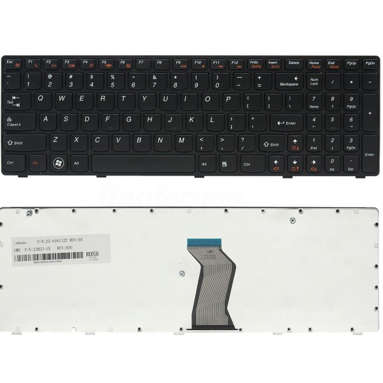 Tastatura Laptop, Lenovo, IdeaPad G580, G580A, P580, V580, N586, N585, Z580, G585, layout US Tastaturi noi