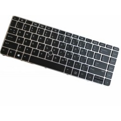 Tastatura Laptop HP EliteBook 820 G3 iluminata cu mouse pointer