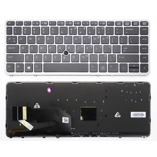 Tastatura Laptop, HP, Elitebook 745G G2, iluminata, cu mouse pointer Tastaturi noi