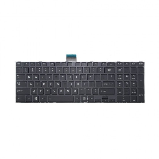 Tastatura Laptop, Toshiba, Satellite L50-A, L50D-A, L50T-A, L55-A, L55D-A, L55T-A, alba, layout US Tastaturi noi