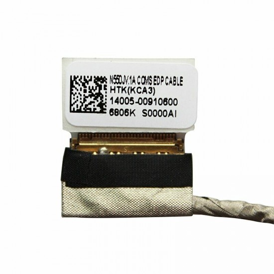 Cablu video LVDS Laptop, Asus, N550, N550J, N550JV, N550JA, N550LF, N550JK, Q550LF, 14005-00910100, 14005-00910400, 14005-00910600, EDP 30 pini, non touch Cablu video LVDS laptop