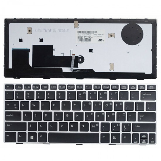 Tastatura Laptop, HP, EliteBook Revolve 810 G3, iluminata Tastaturi noi