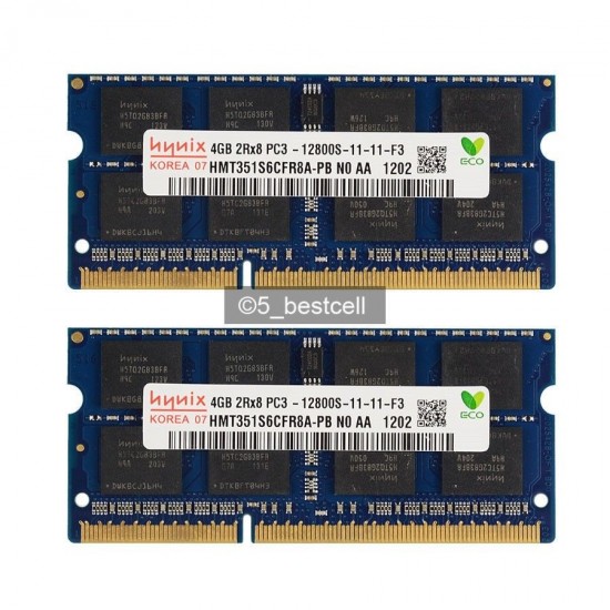 Kit Memorie Laptop DDR3 2 x 4 GB (8GB) 1600 Mhz PC3 12800S Garantie 6 luni Memorie RAM Noua