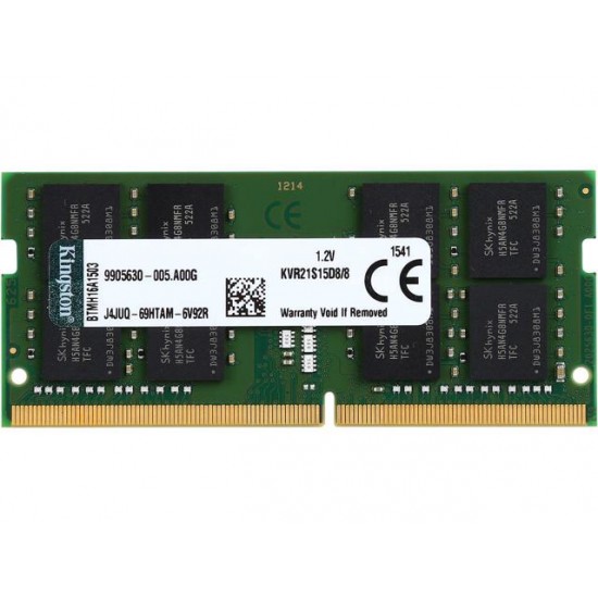 Memorie Ram 8GB DDR4 Soddim KVR21S15D8/8 Memorie RAM Noua