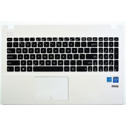 Palmrest carcasa superioara cu tastatura Asus F200MA US alb