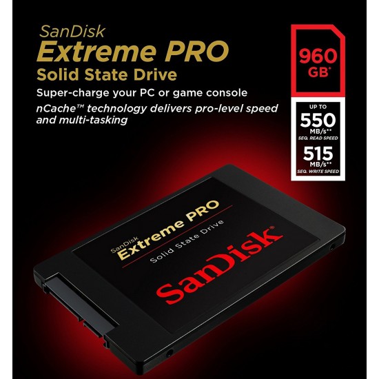SSD Sandisk Extrem Pro  960GB (SDSSDXPS-960G-G25) Hard disk-uri noi