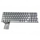 Tastatura Laptop, Asus, N551, N551J, N551JQ, N551JW, N551JB, N551JX, N551JM, G551, G551JW, N751, N751J, N751JK, N751JX, iluminata, argintie, layout US Tastaturi noi