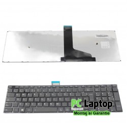 Tastatura Laptop Toshiba C55-A Neagra cu rama uk