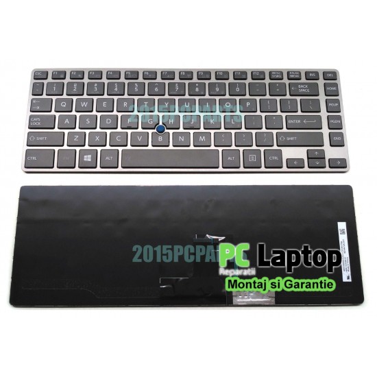 Tastatura Laptop Toshiba Tecra Z40-B1410 with mouse pointer Tastaturi noi